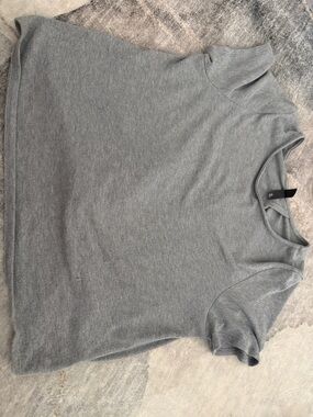 Francesca's Collections Gray Crop Top